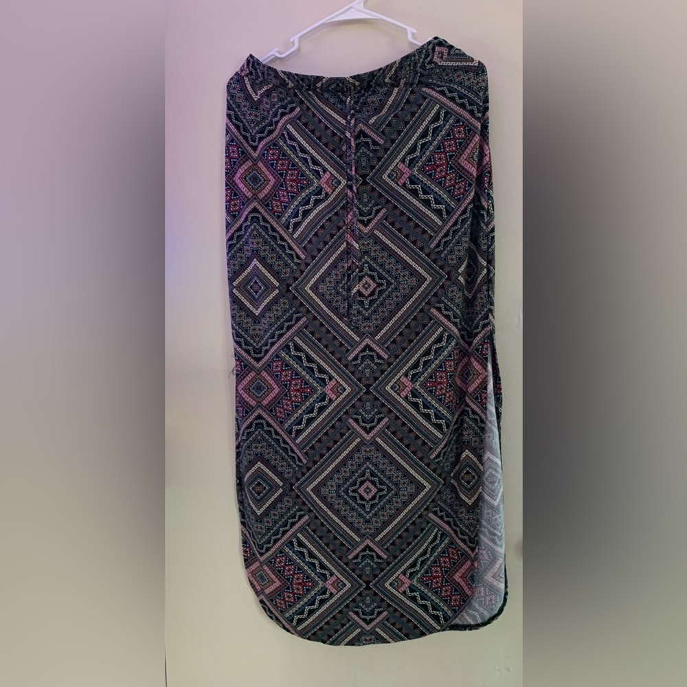 Side Slit Medium Maxi Skirt